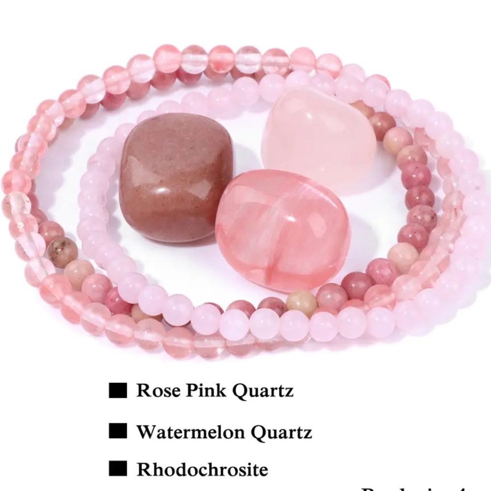 Set of gemstone Bracelets and Gemstones - Picture 2 of 5